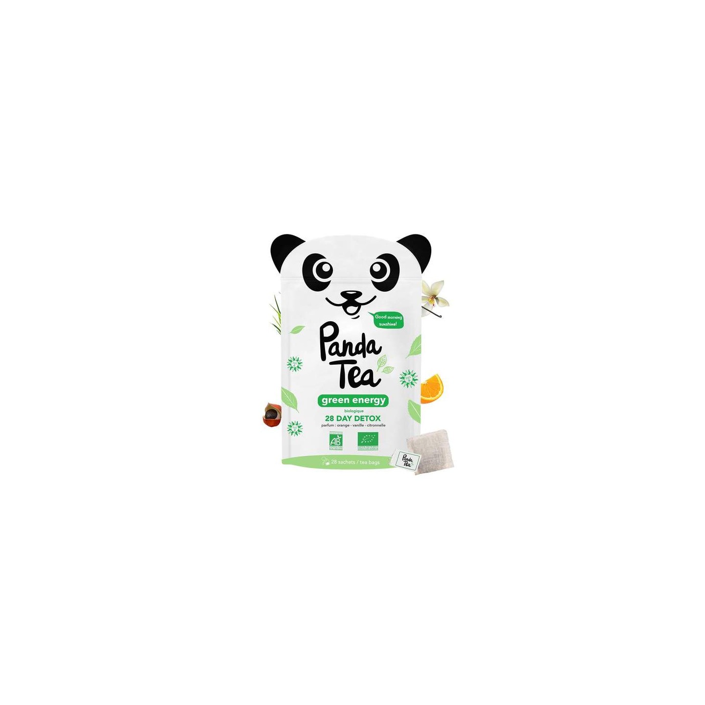 Panda Tea Thé Green Energy - 28 sachets