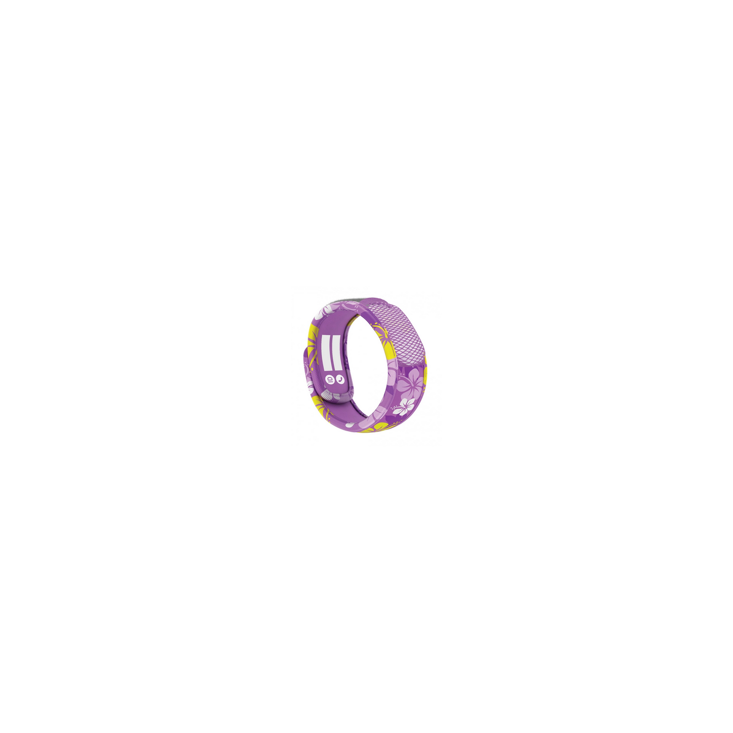 Parakito Kids Bracelet anti-moustiques Purple Hawaï + 2 recharges