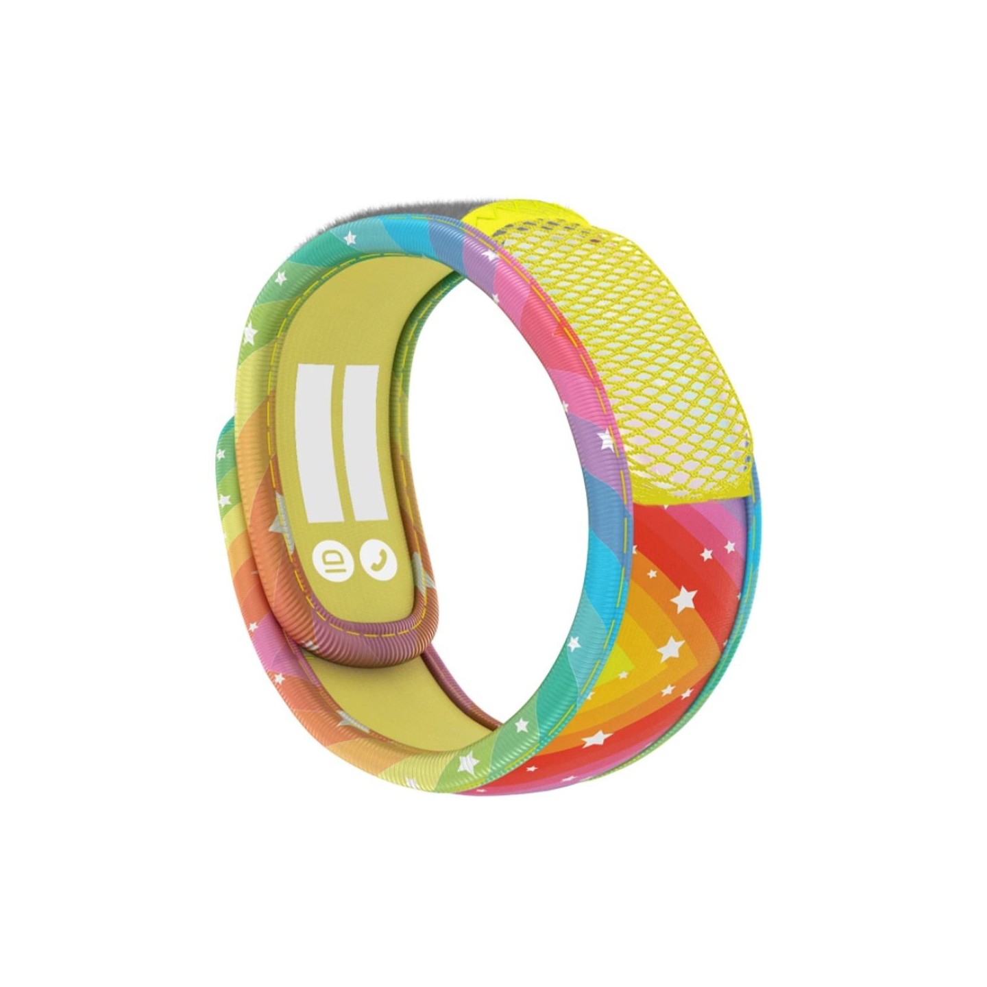 Parakito Kids Bracelet anti-moustiques Rainbow + 2 recharges