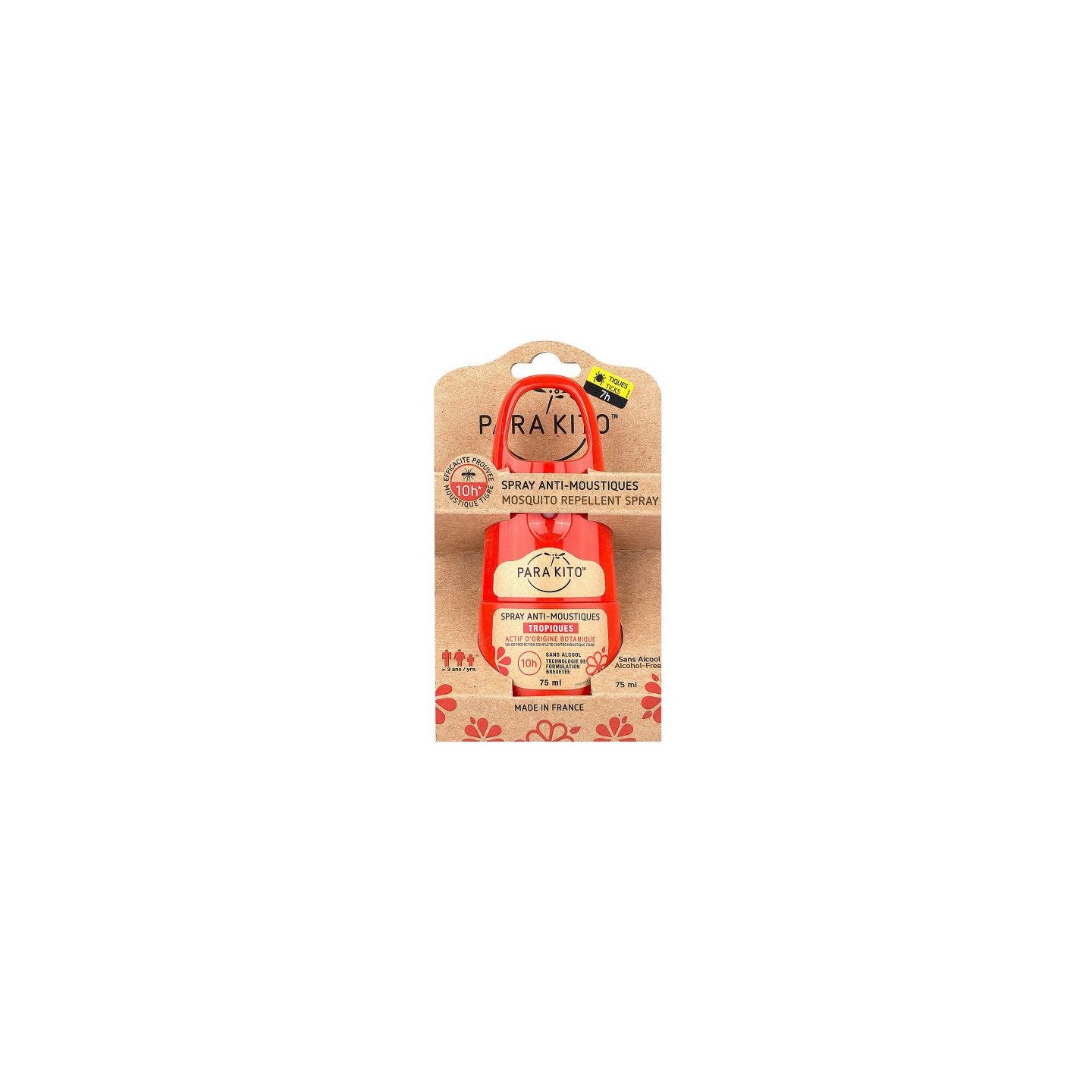 Parakito spray anti-moustiques tropiques 75ml