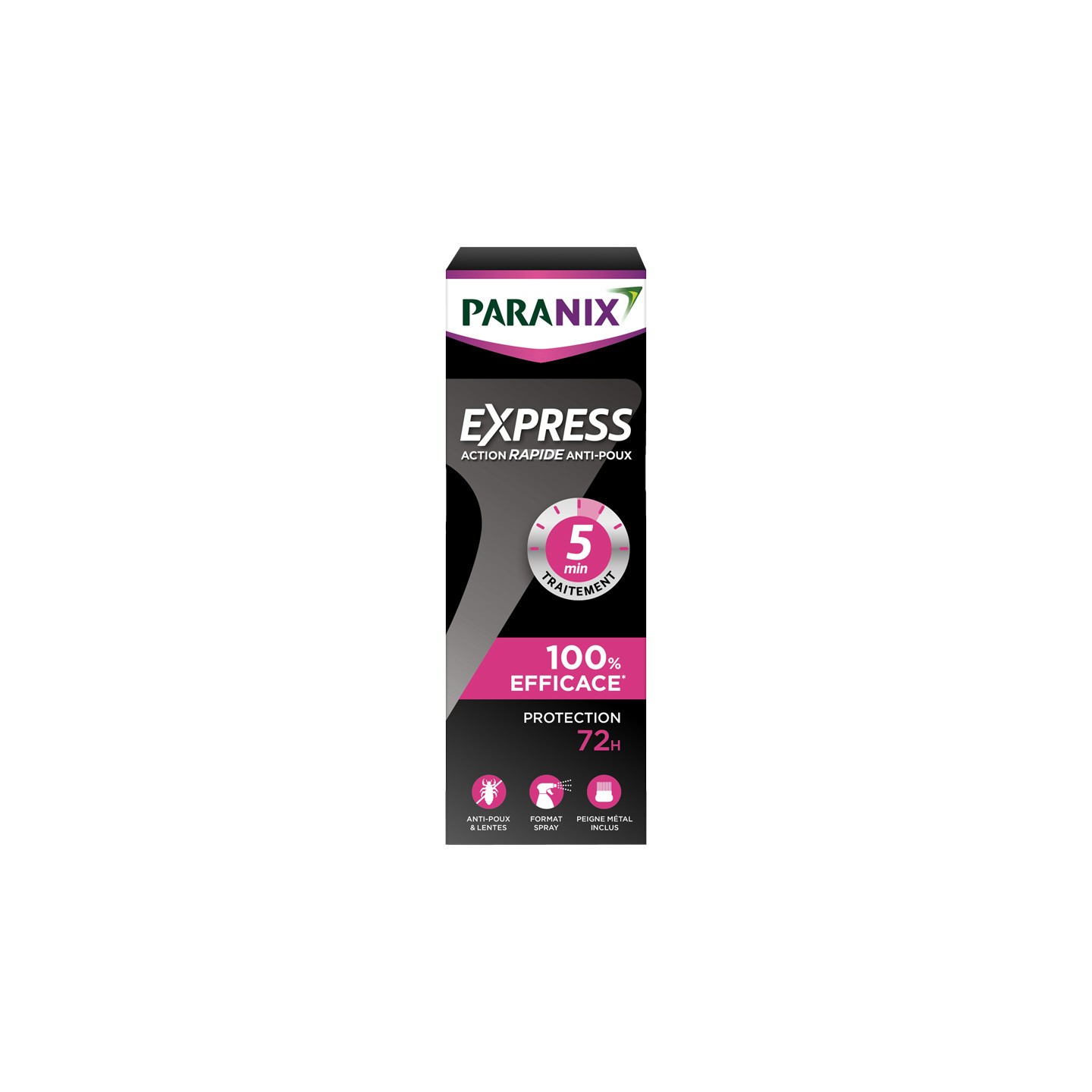 Paranix Express 5 min Lotion anti-poux 100ml + peigne