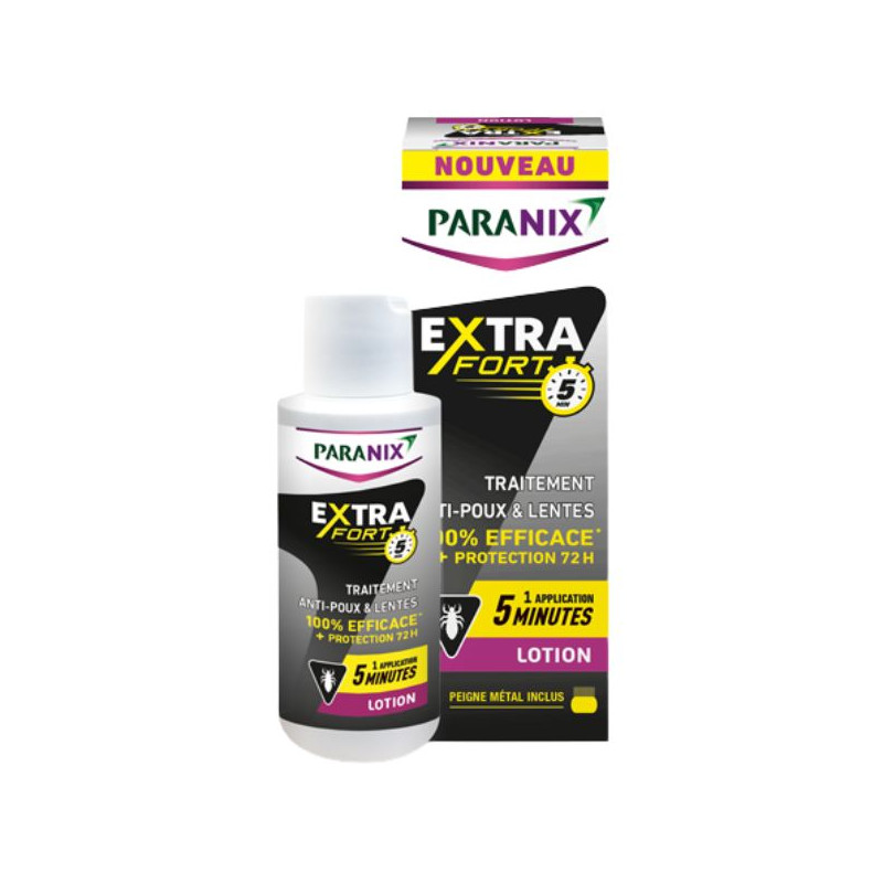 PARANIX Extra Fort lotion anti-poux et lentes +30% 200ml