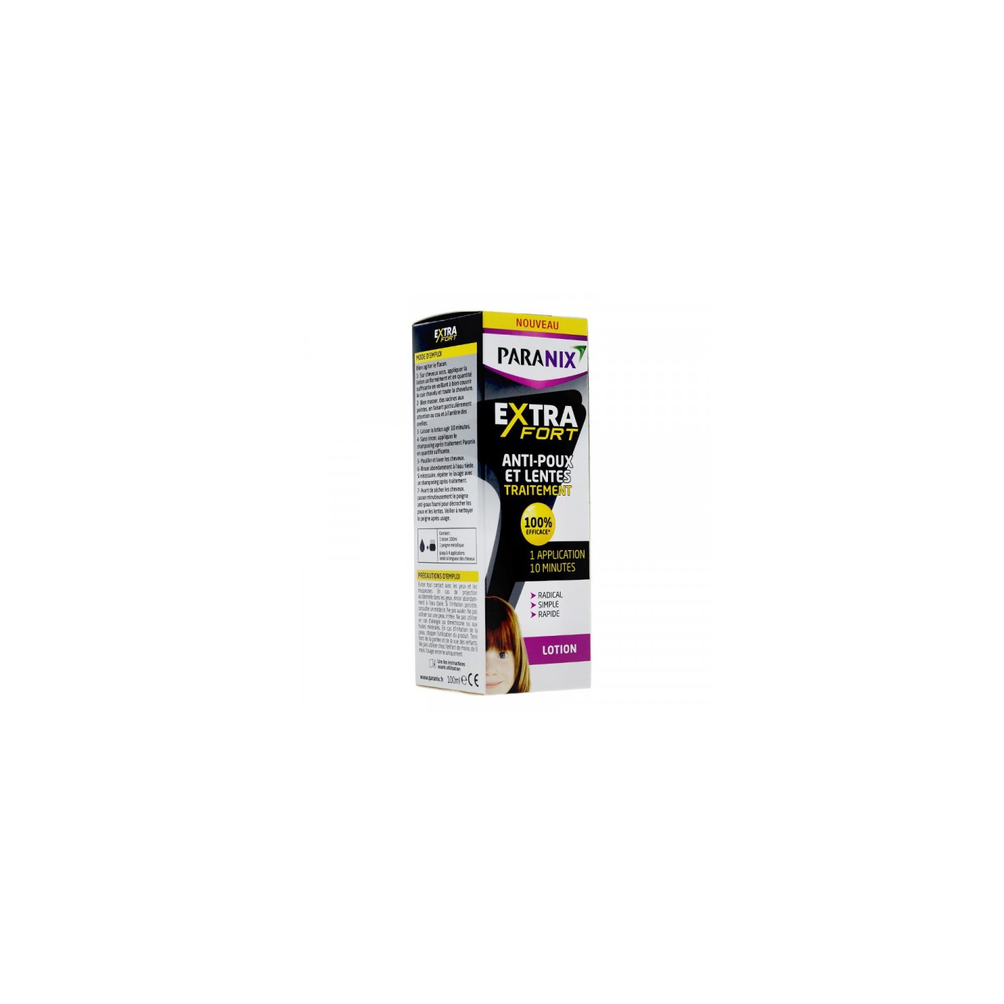 Paranix Extra fort lotion anti-poux 100 ml + peigne