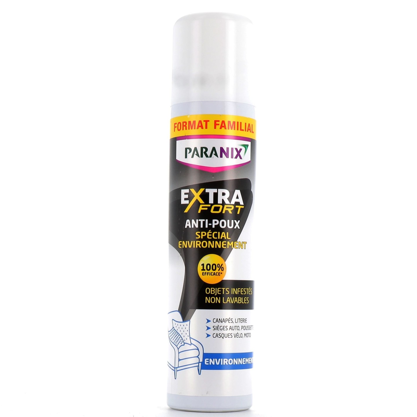 Paranix extra fort spray anti-poux environnement 225ml