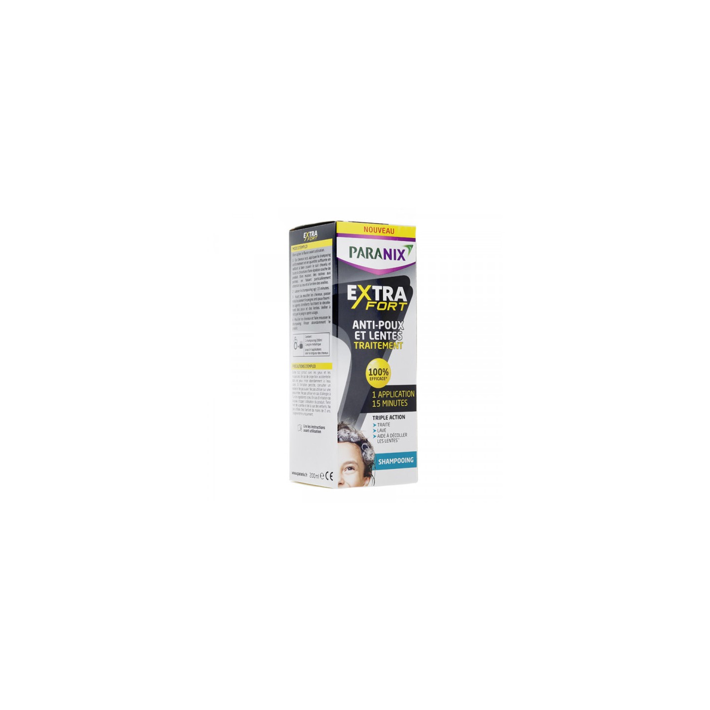 Paranix Shampoing extra fort - 200ml