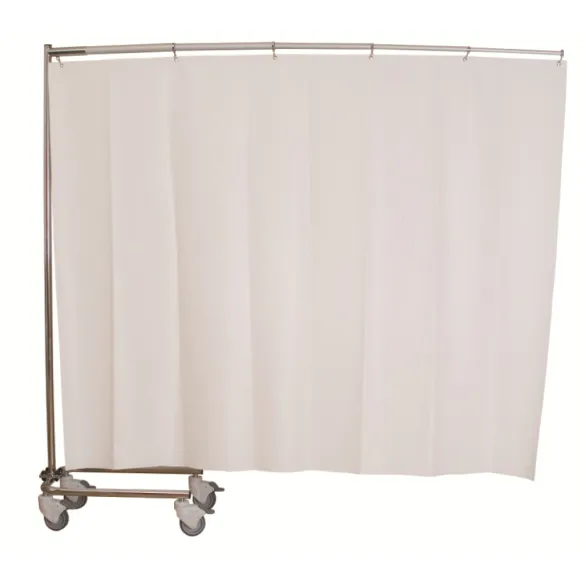 PARAVENT MOBILE SUR ROULETTES TIGE TELESCOPIQUE DE 2 METRES