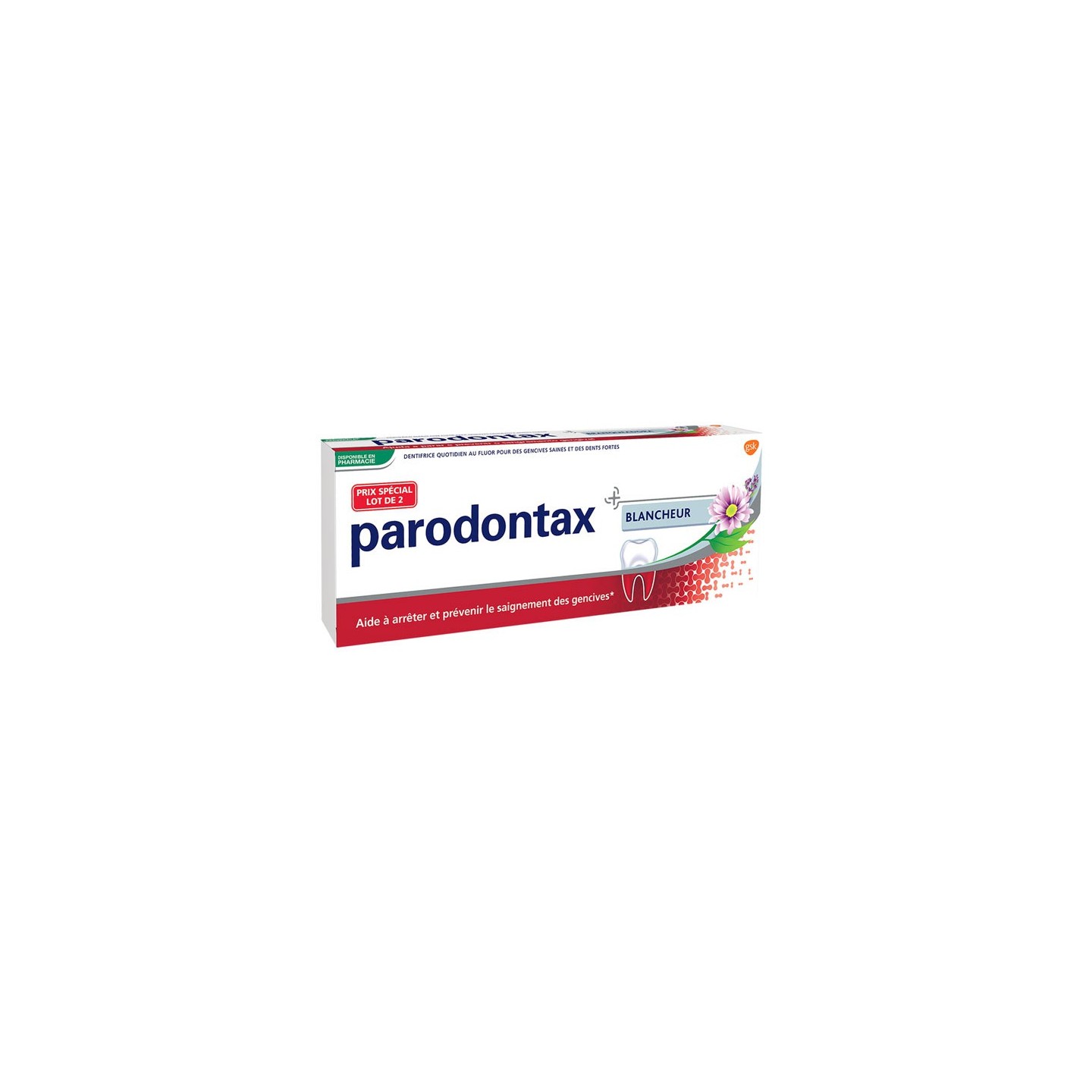 Parodontax blancheur lot de 2x75ml
