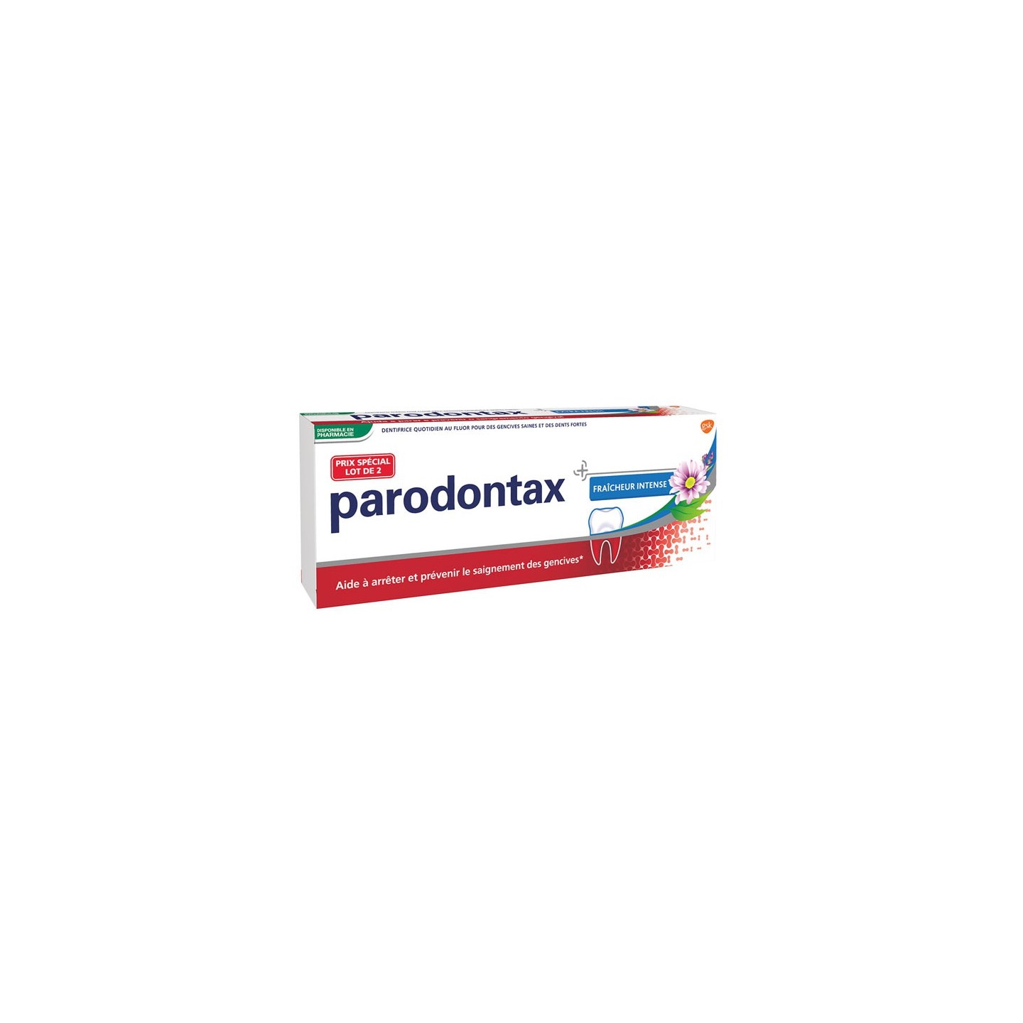 Parodontax fraîcheur intense lot de 2x75ml