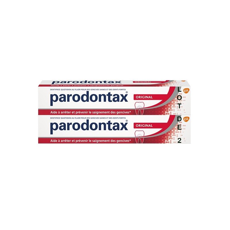 Pharmacie Bastille - Parodontax pâte au fluor 2x75ml