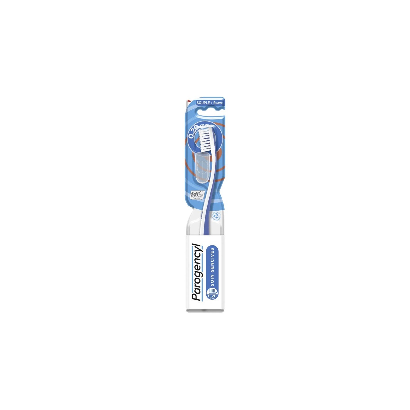 Parogencyl Brosse à dents souple 0,20mm soin gencives