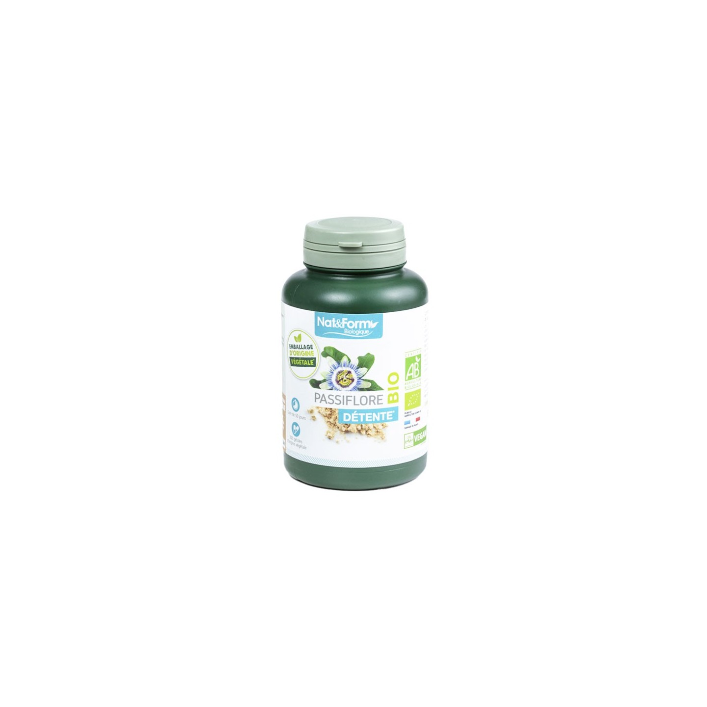 Passiflore Bio 200 gélules Nat&Form