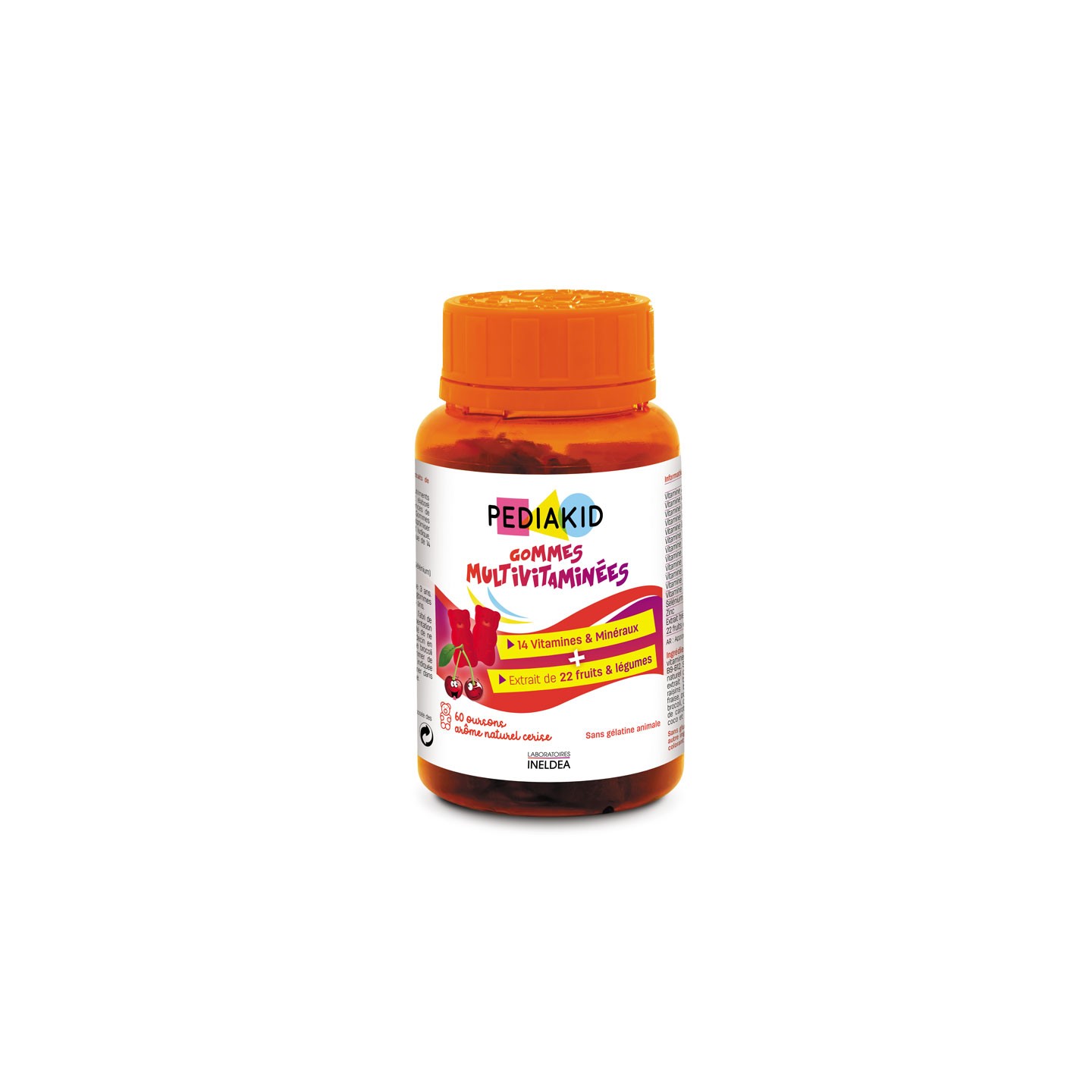 Pediakid Gommes multivitaminées - 60 gommes