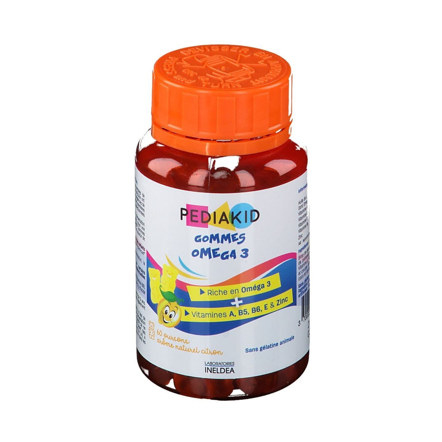 Pediakid Gommes Omega 3 - 60 gommes