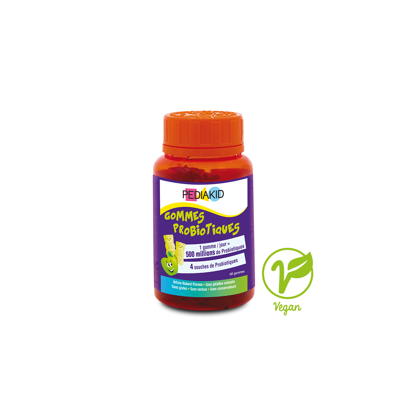 Pediakid Gommes probiotiques - 60 gommes