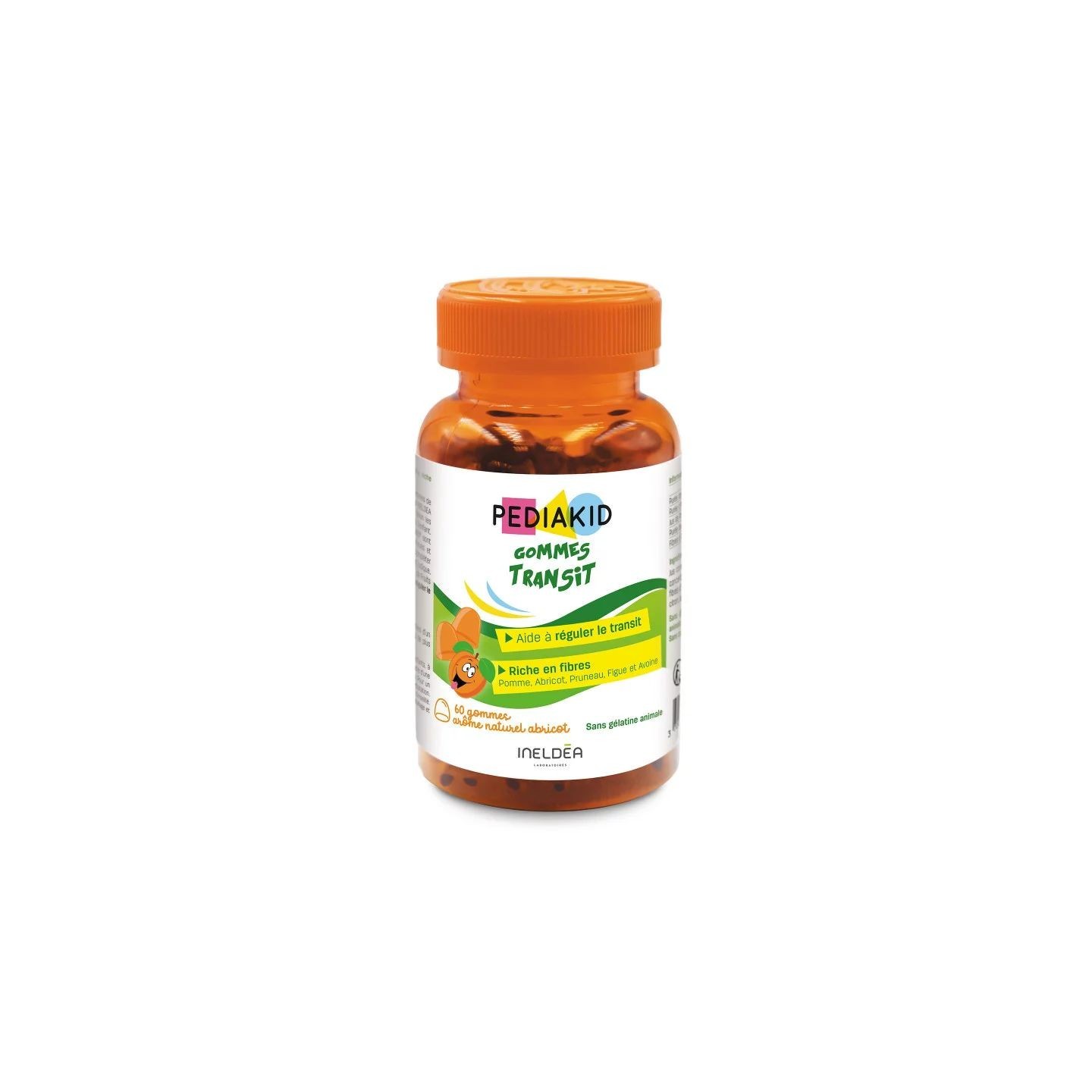 Pediakid Gommes Transit Goût Abricot - 60 gommes