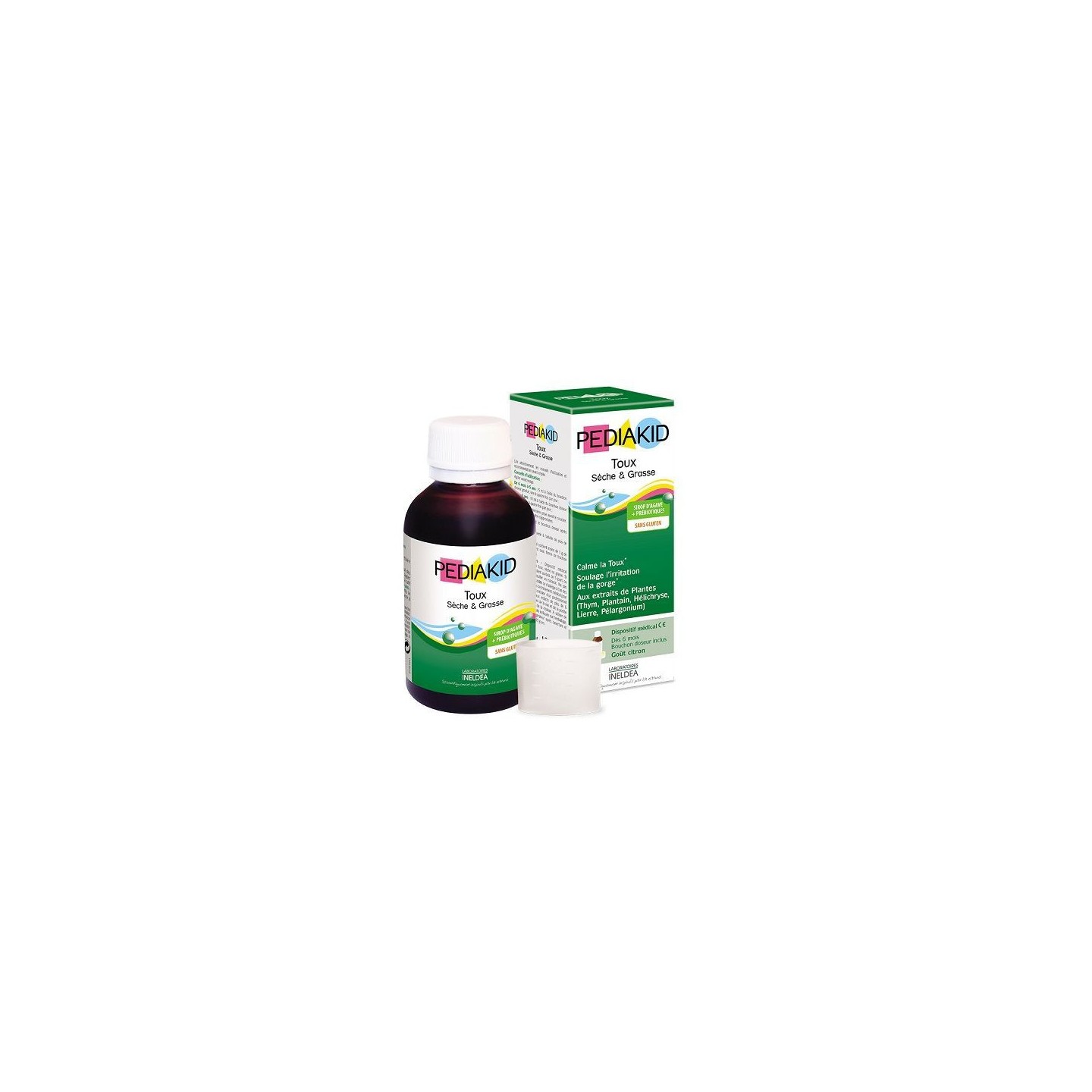 Pediakid Sirop toux sèche & grasse - 125ml