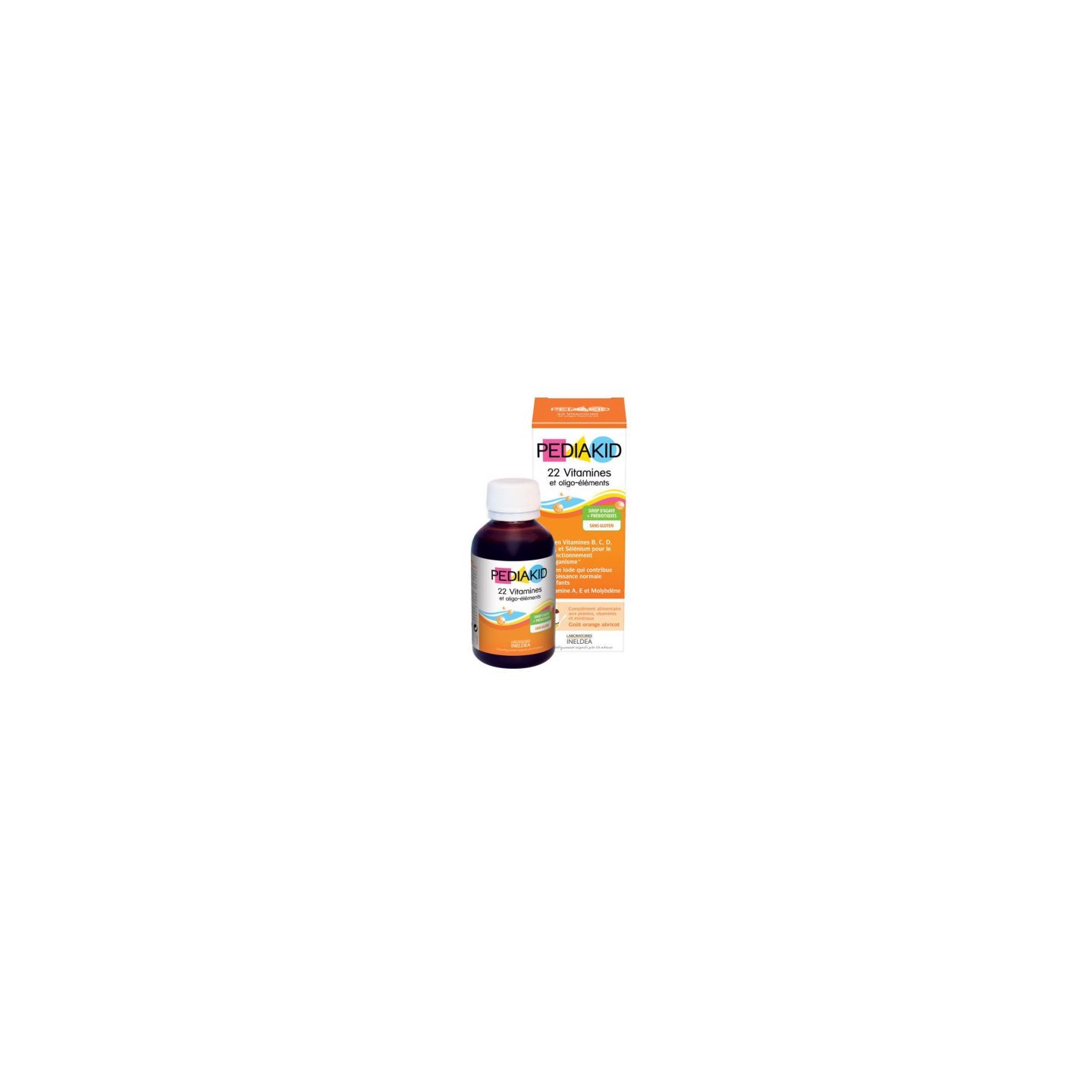 Pédiakid 22 Vitamines oligo éléments sirop 125ml