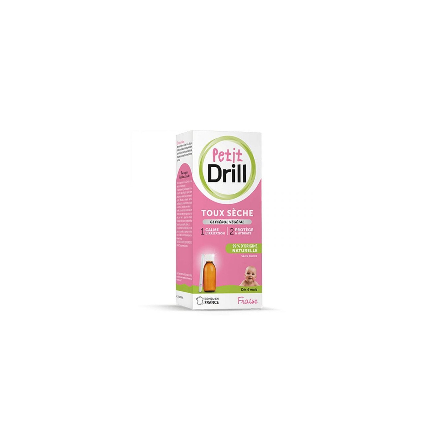 Petit Drill toux sèche sirop à la fraise - 125ml