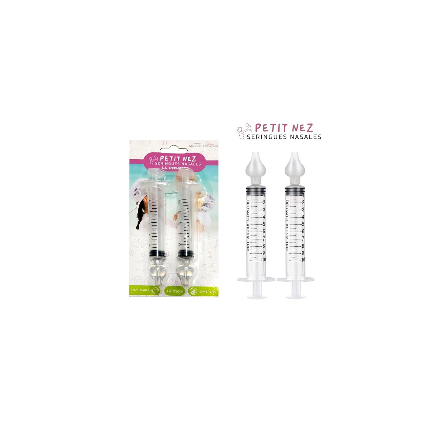 Petit Nez La recharge de seringues nasales x 2