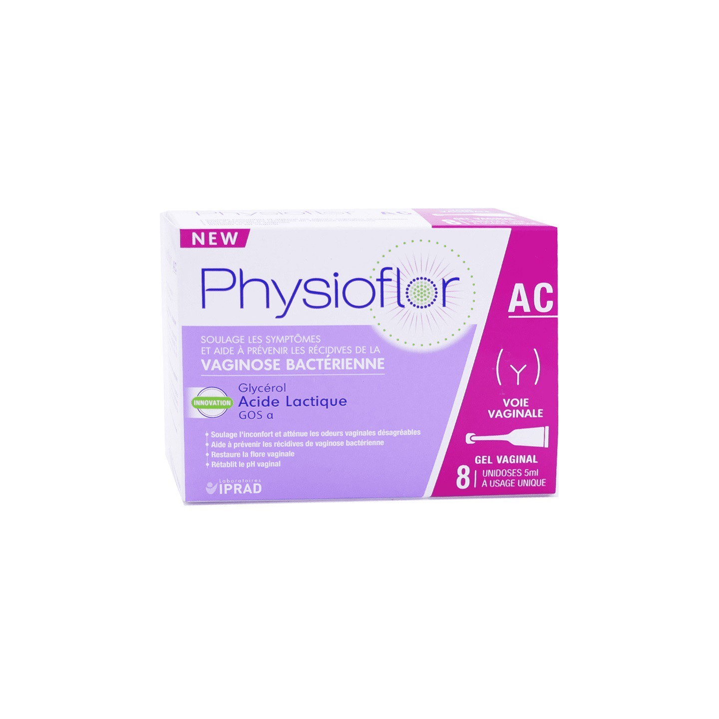 Physioflor AC vaginose bactérienne - 8 unidoses