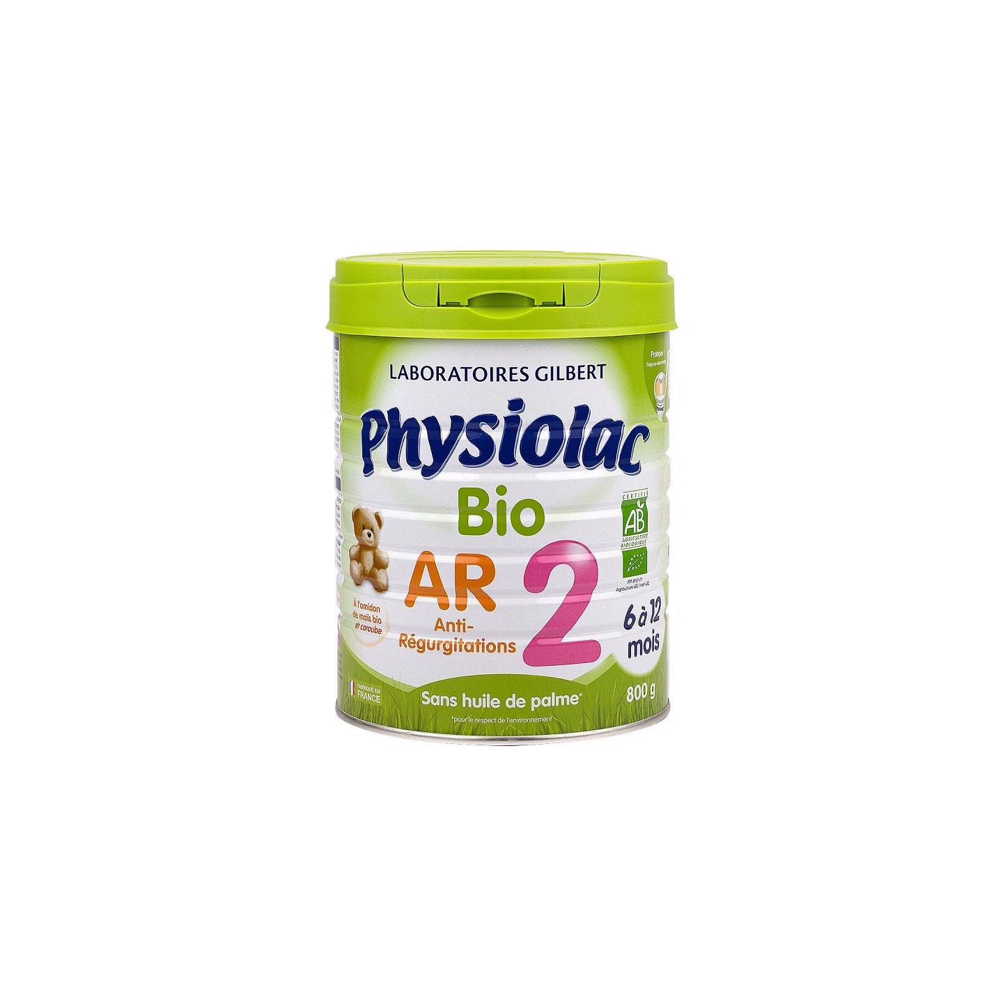 Physiolac Lait anti-régurgitations Bio 2ème âge - 800g