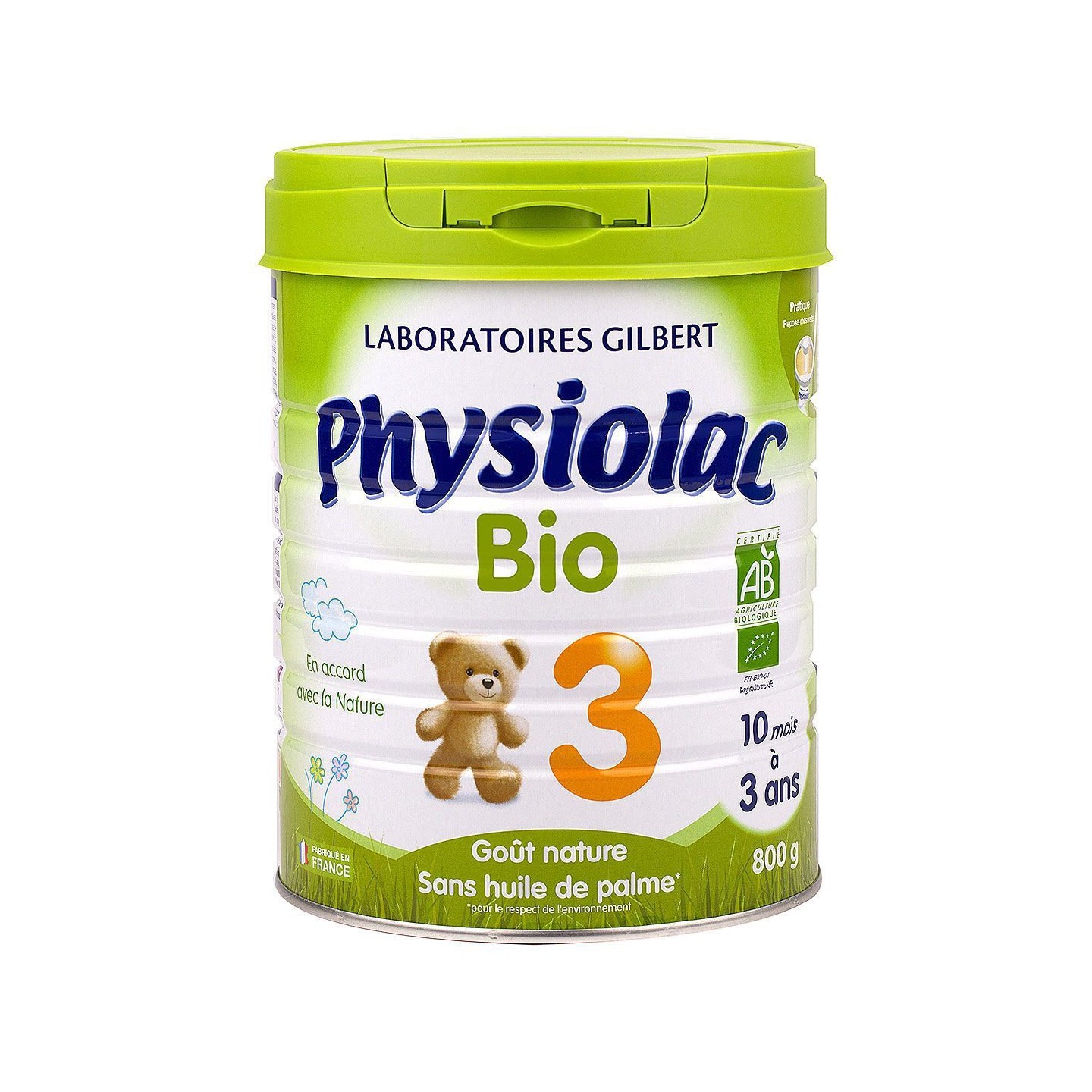 Physiolac Lait de croissance 3ème âge Bio - 800g