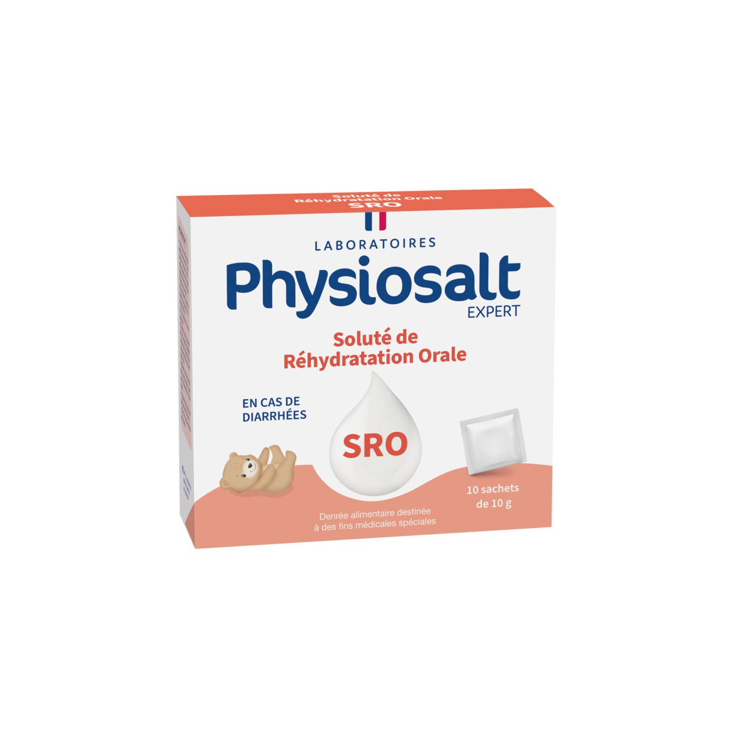 Physiolac Physiosalt Soluté de réhydratation oral - 10 sachets