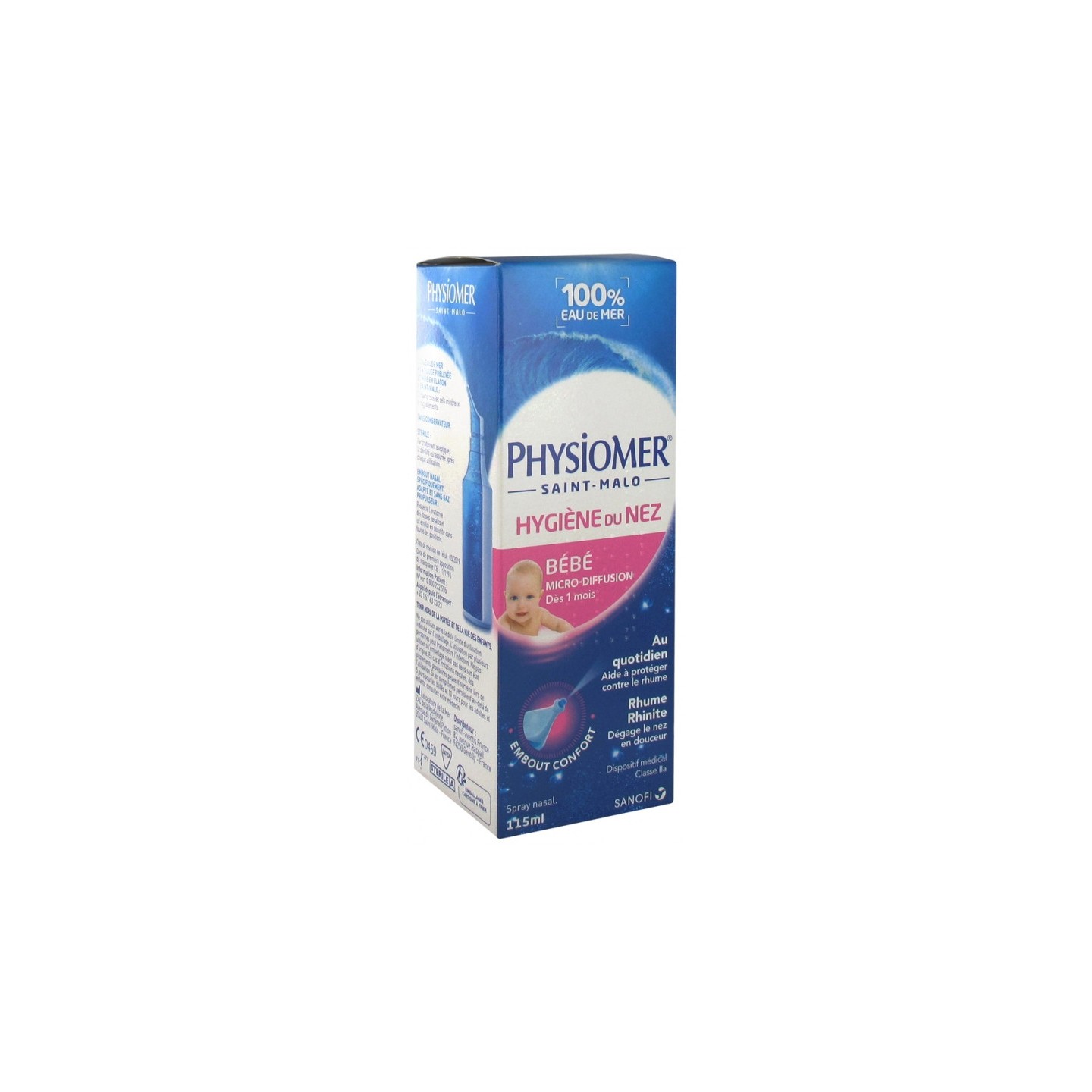 Physiomer Hygiène du nez bébé - 115ml