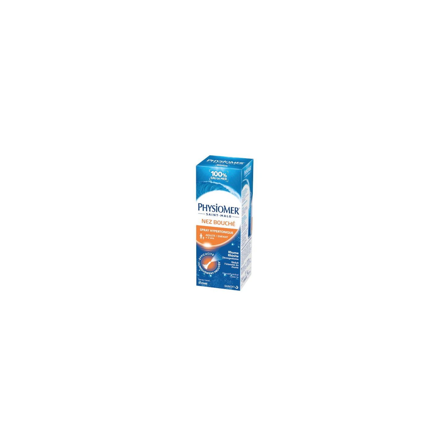 Physiomer Spray hypertonique nez bouché - 135ml