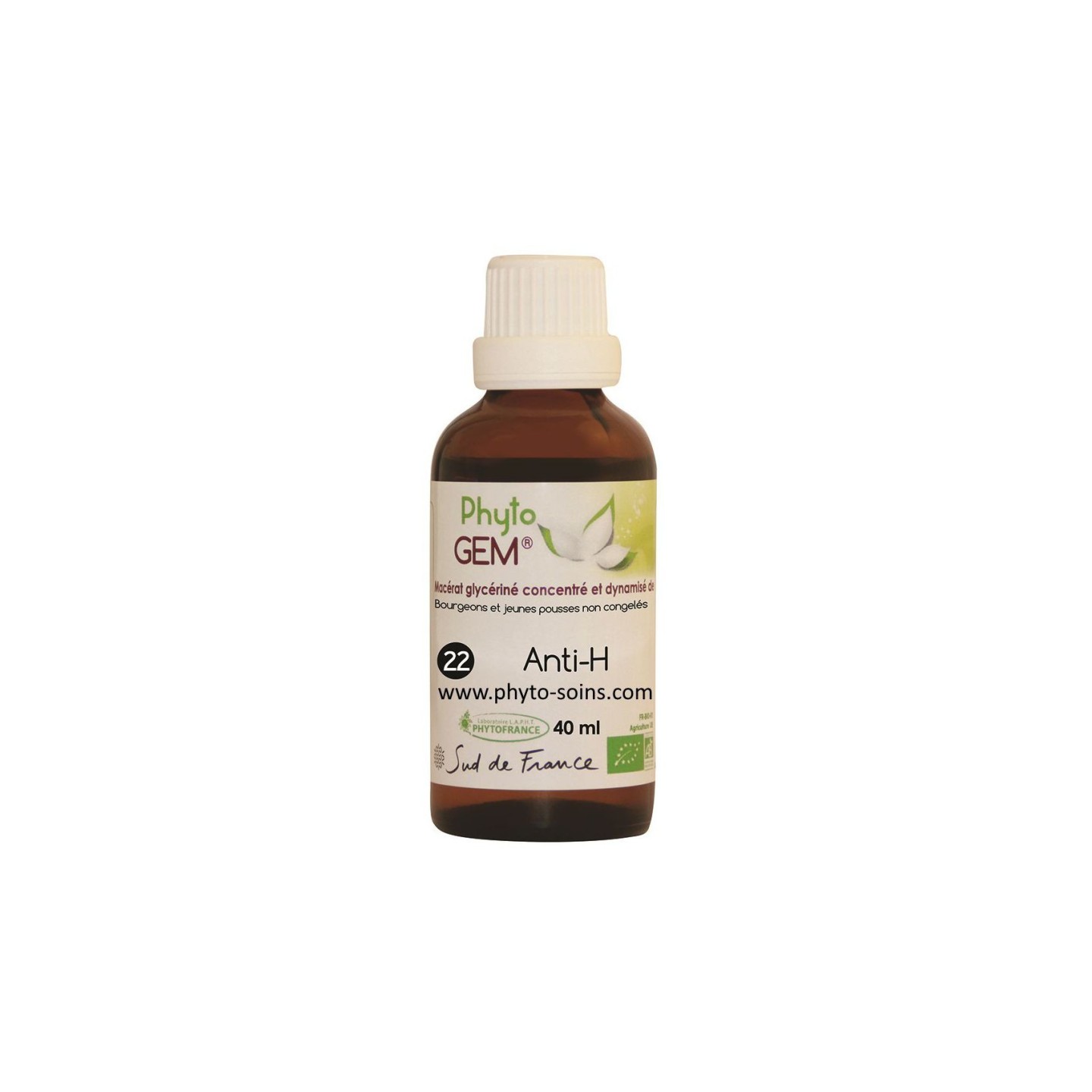 Phyto'gem N°22 anti-H Bio - 40ml