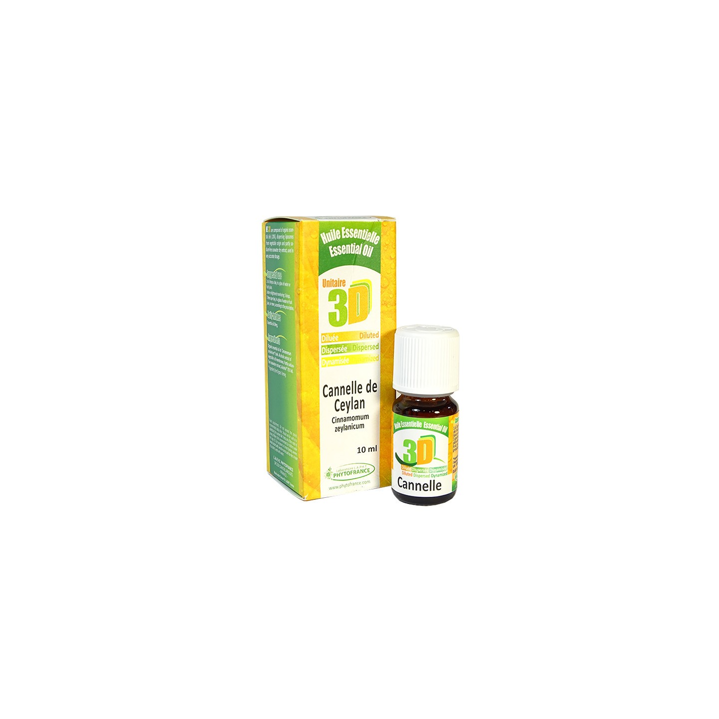 Phytofrance 3D Huile essentielle Cannelle de ceylan - 10ml