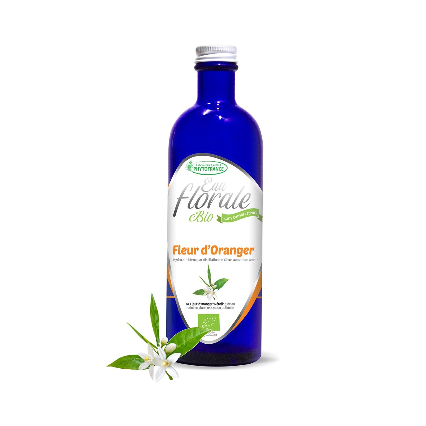 PhytoFrance Eau de fleur d'oranger Bio - 200ml