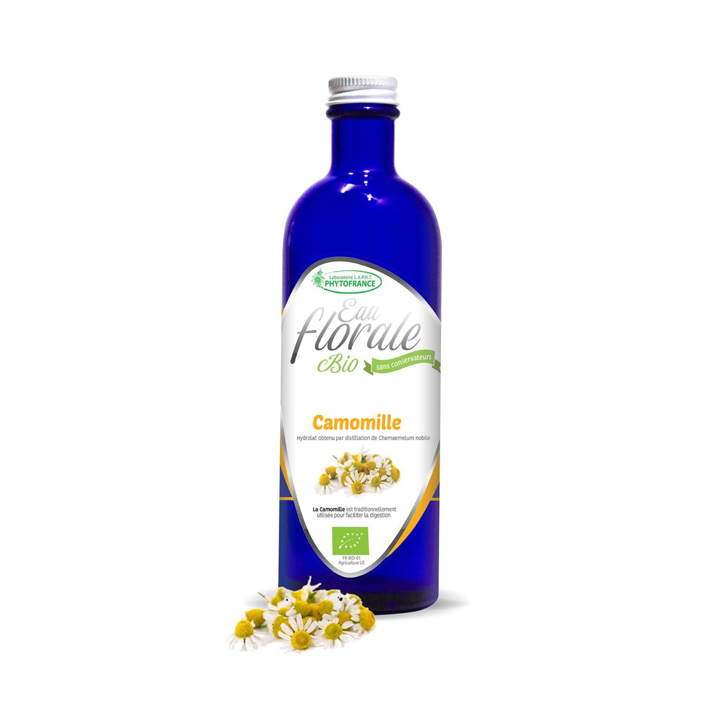 PhytoFrance Eau florale de Camomille Romaine Bio - 200ml