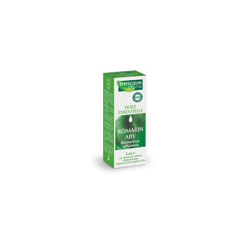 Pharmacie Bastille - Phytosun arôms huile essentielle romarin ABV 5ml