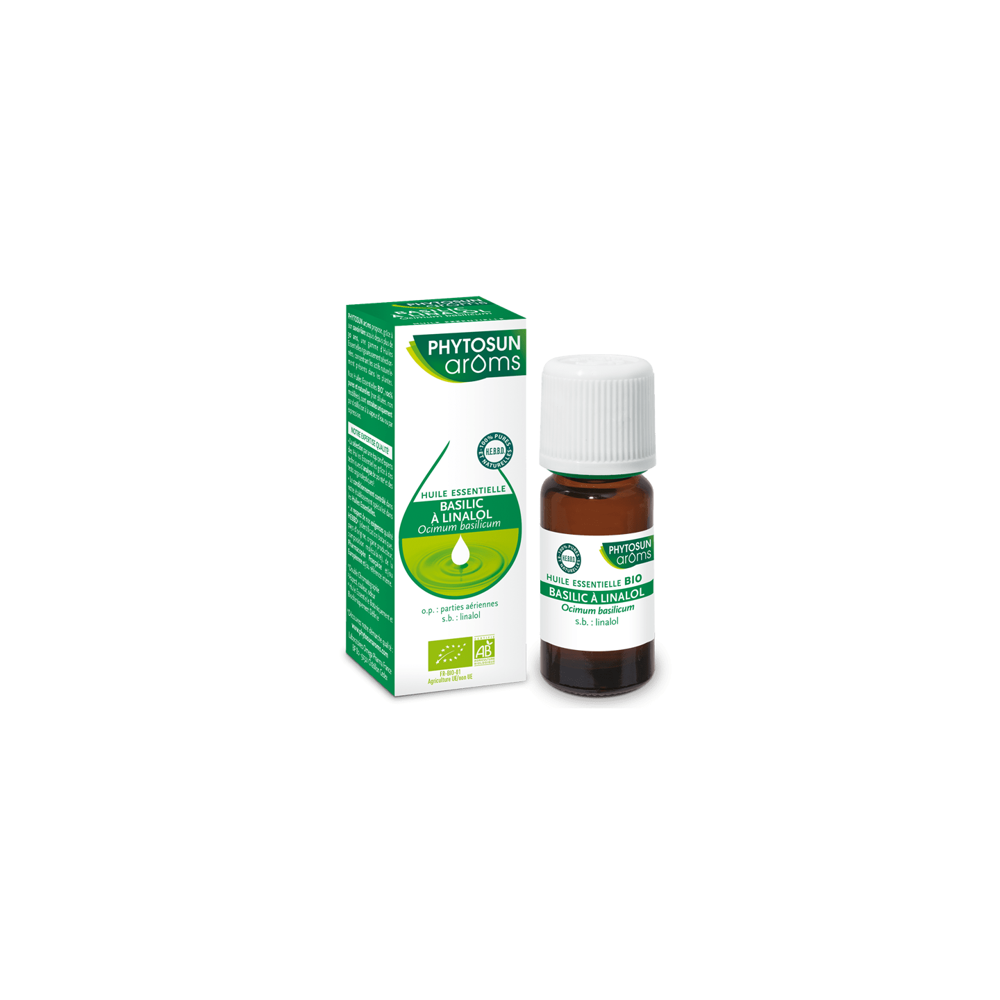 Phytosun Arôms Huile essentielle Basilic à linalol Bio - 5ml