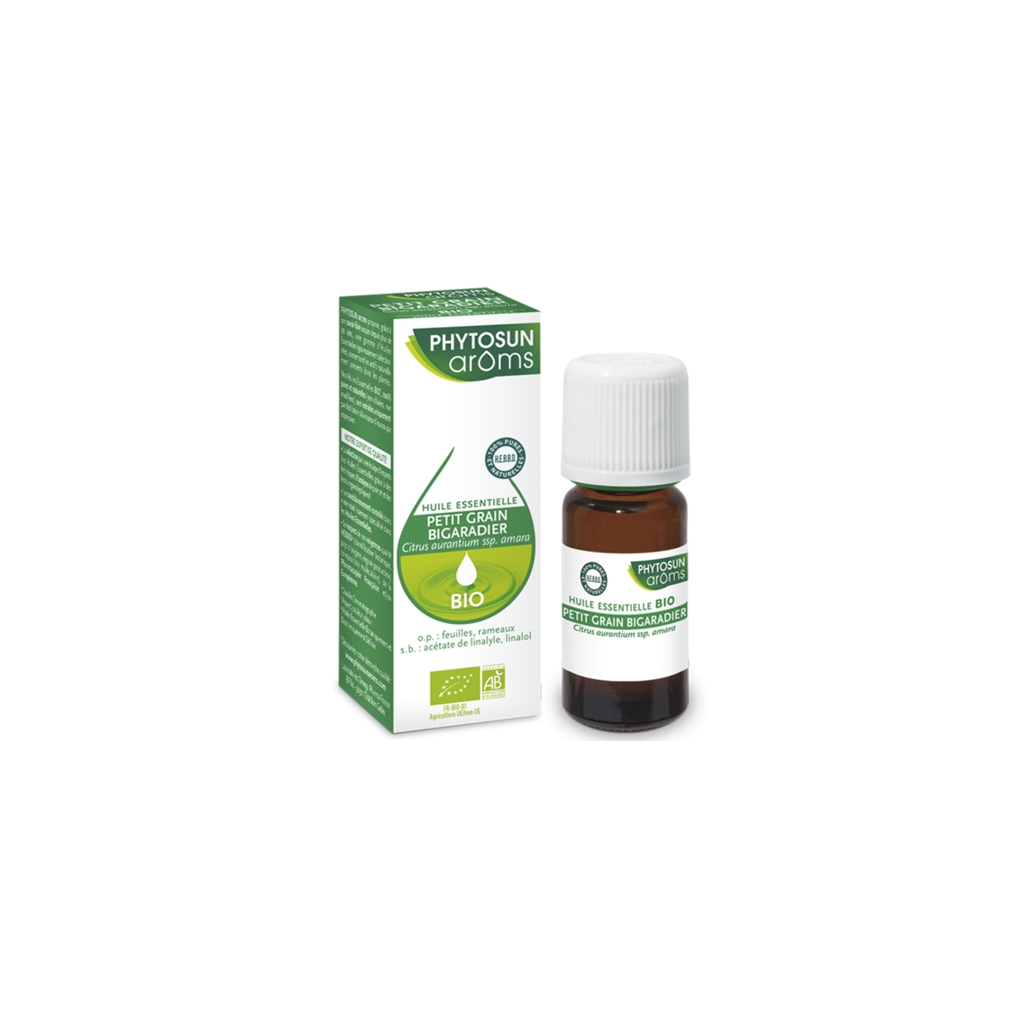 Phytosun Arôms Huile essentielle Petit grain Bigaradier Bio - 10ml