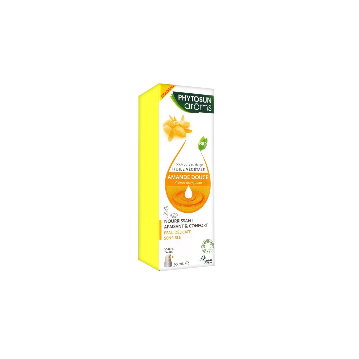 Phytosun Arôms Huile Végétale d'Amande Douce 50 ml