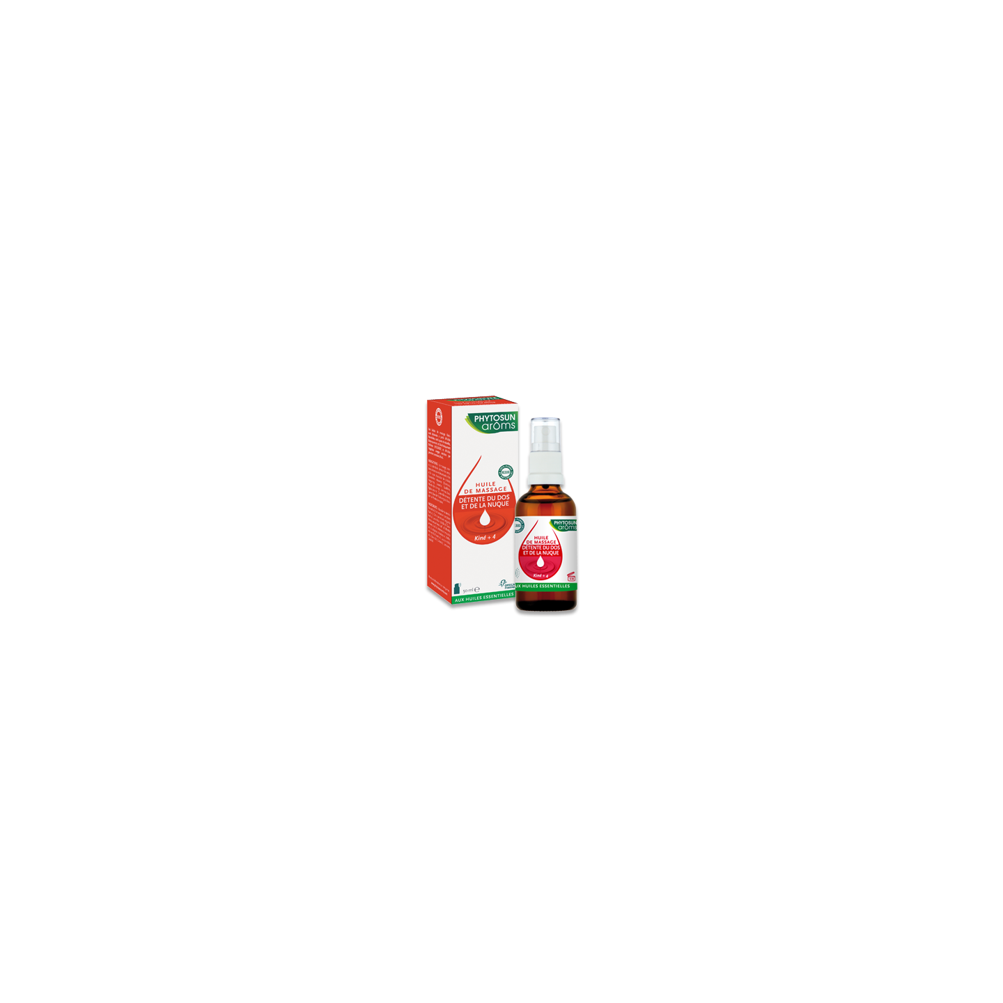 Phytosun Arôms Kiné+ Détente de la Nuque et du Dos 50 ml