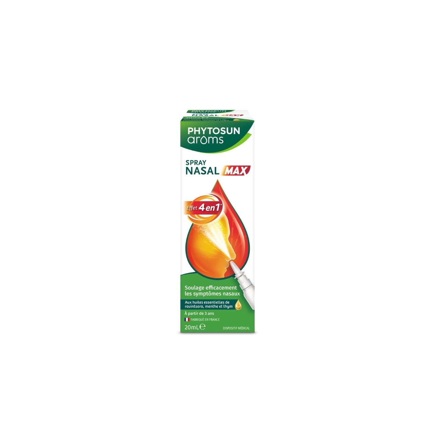 Phytosun Arôms Spray nasal 4 en 1 Max - 20ml