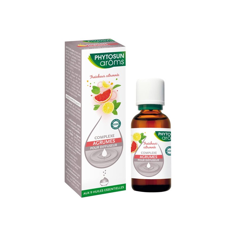 Pharmacie Bastille - Phytosun aroms complexe diffuseur agrumes 30ml