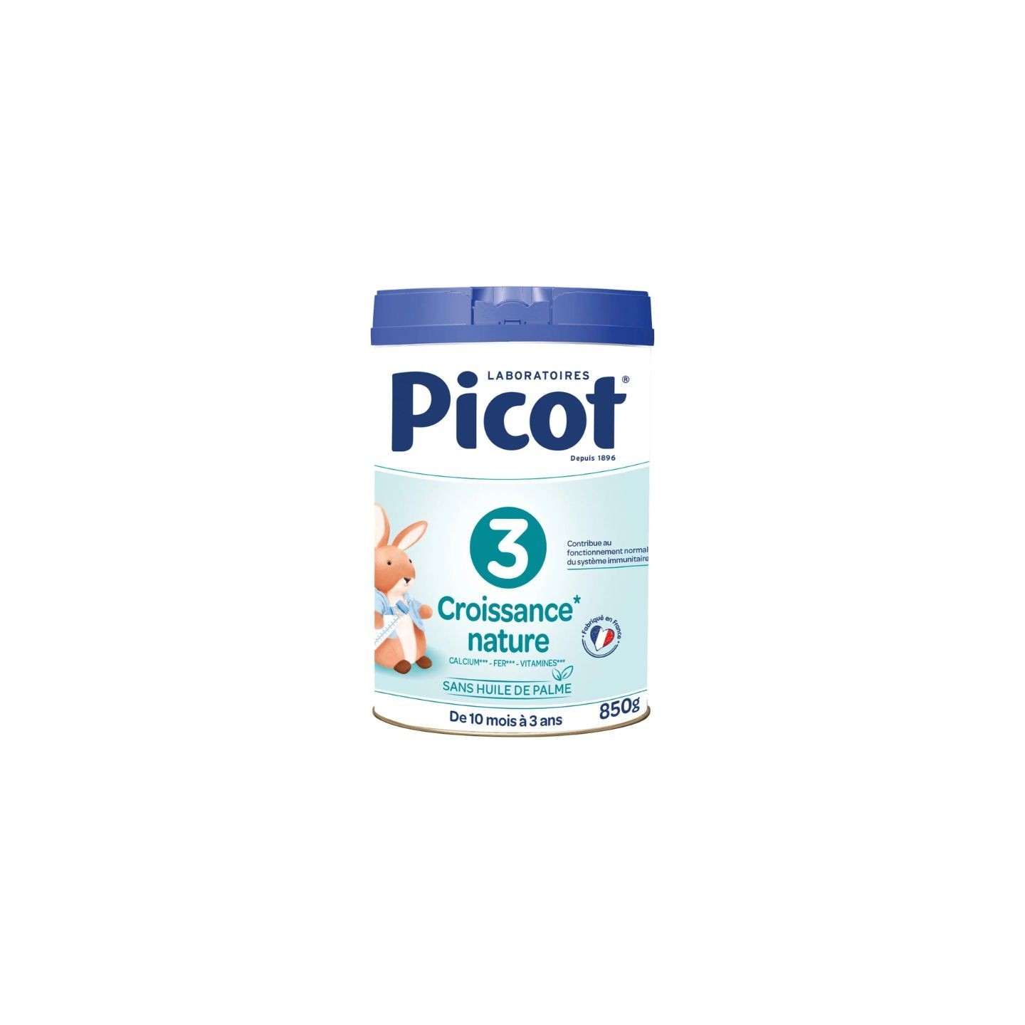 Picot Croissance nature Lait 3ᵉ âge - 850g