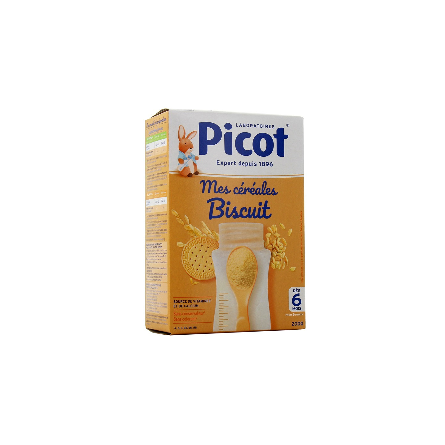 Picot Mes céréales saveur biscuit dès 6 mois - 200g