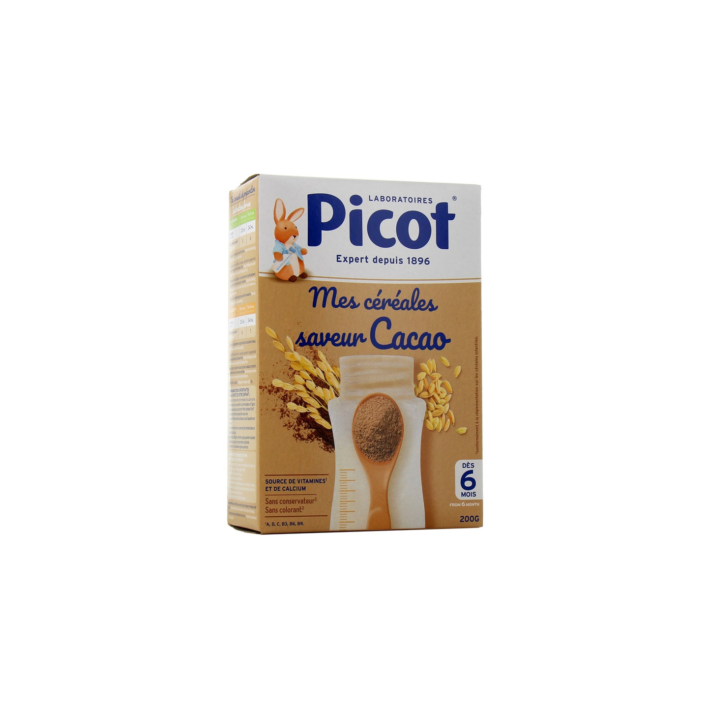 Picot Mes céréales saveur cacao dès 6 mois - 200g