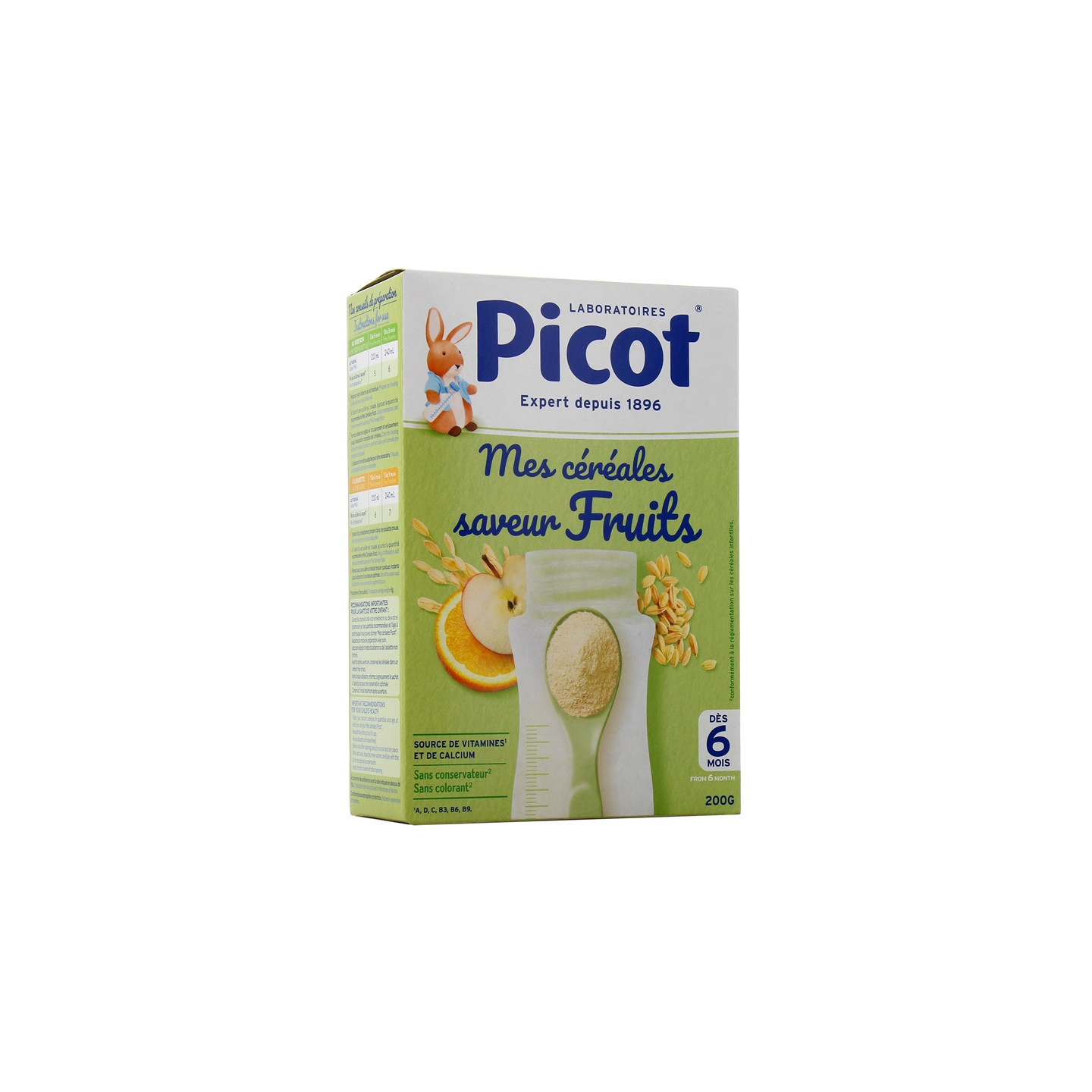 Picot Mes céréales saveur fruits dès 6 mois - 200g