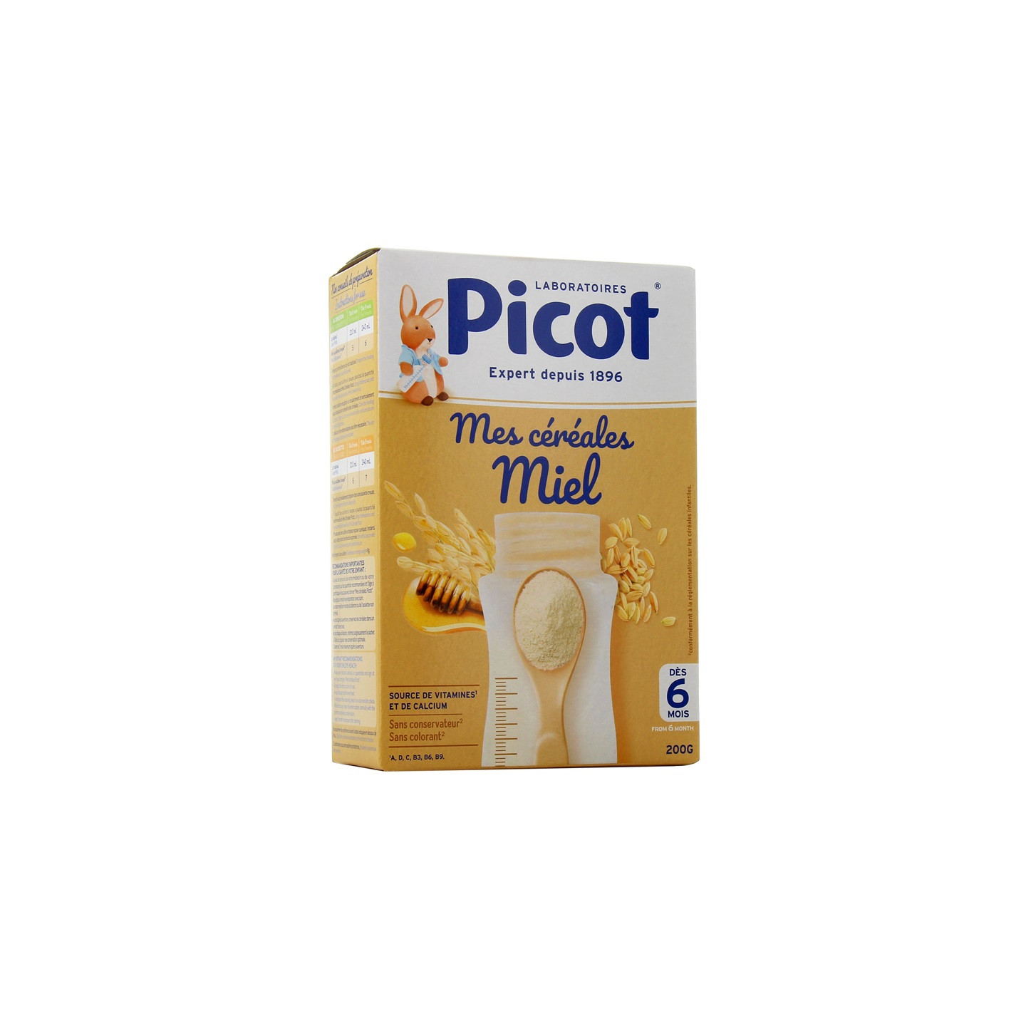 Picot Mes céréales saveur miel dès 6 mois - 200g