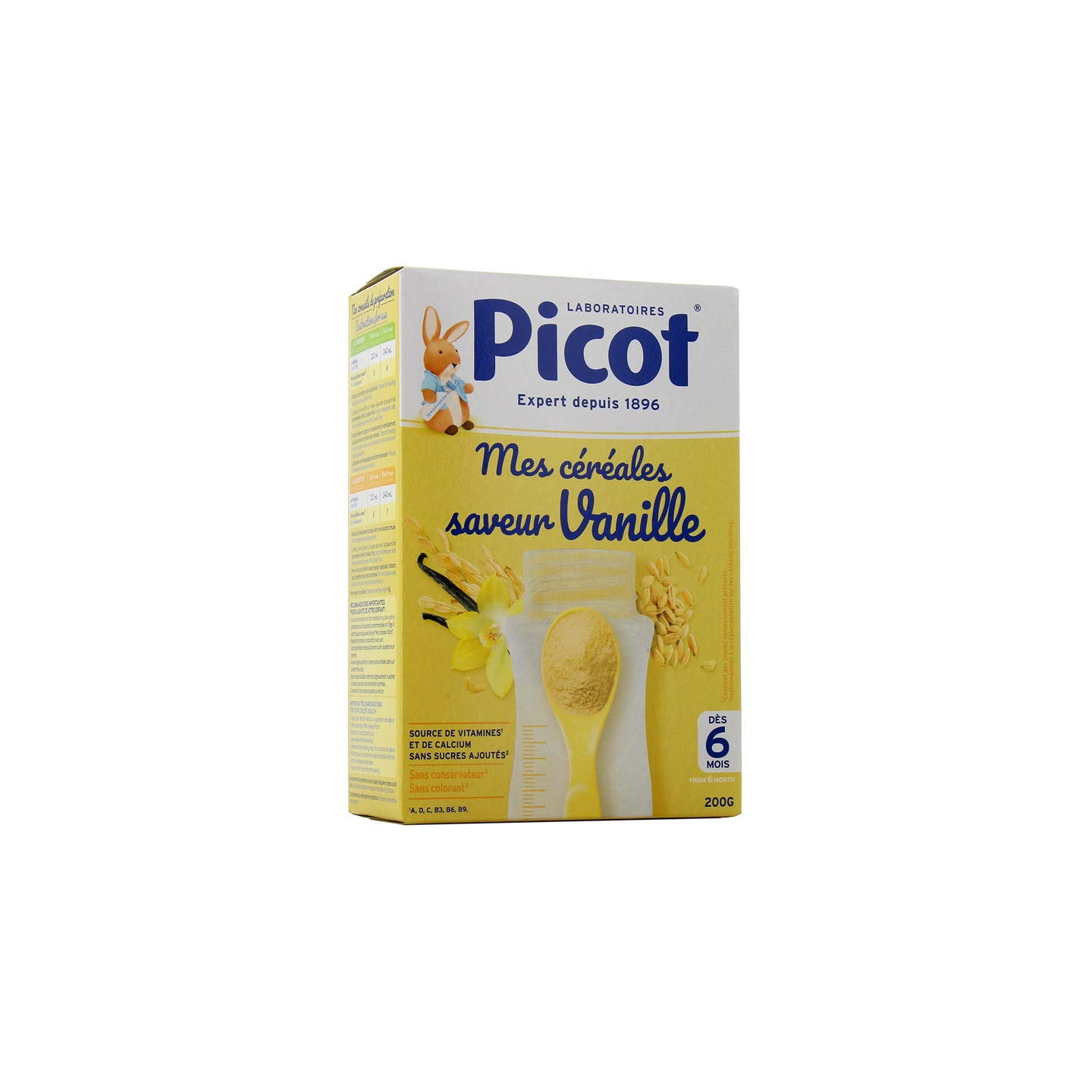Picot Mes céréales saveur vanille dès 6 mois - 200g