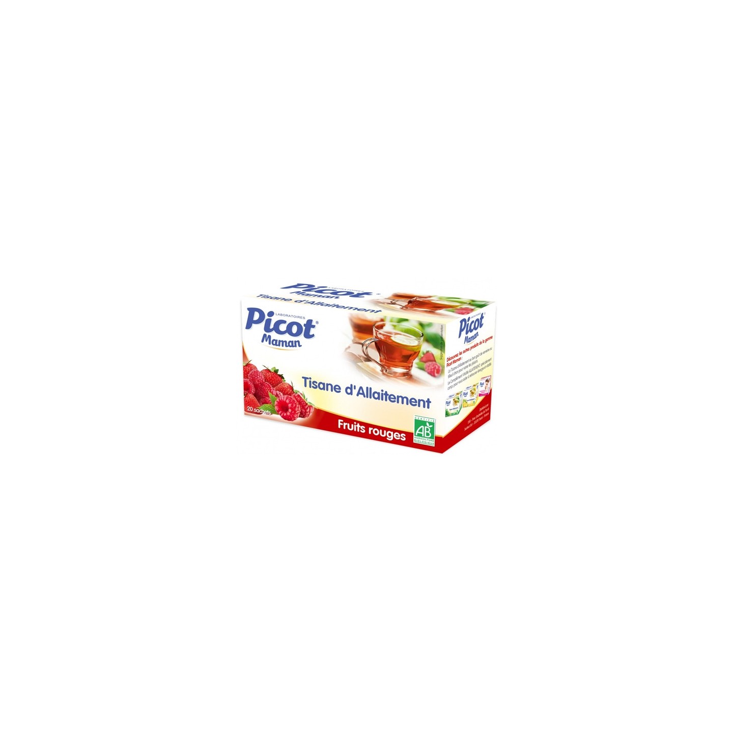 Picot Tisane d’allaitement Fruits rouges - 20 sachets