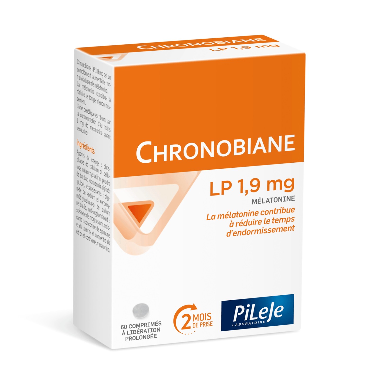 Pileje Chronobiane LP 1,9mg - 60 comprimés