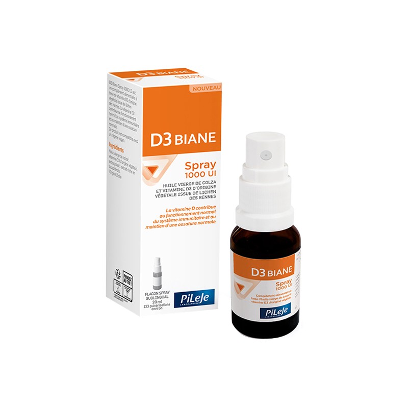 Pharmacie Bastille - Pileje D3 biane spray 1000 UI 20ml