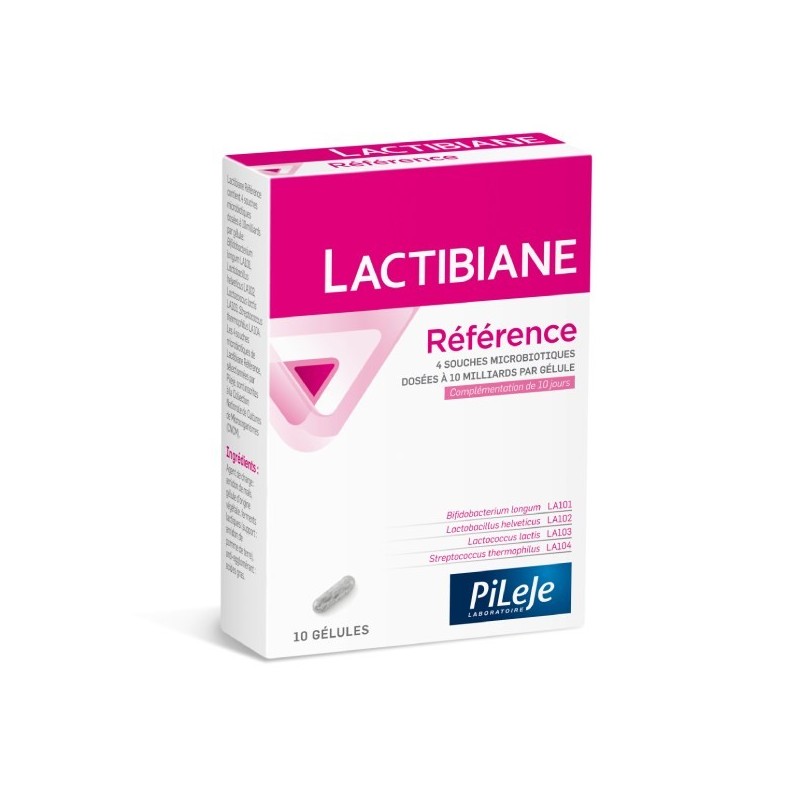 Pharmacie Bastille - Pileje Lactibiane référence 10 gélules